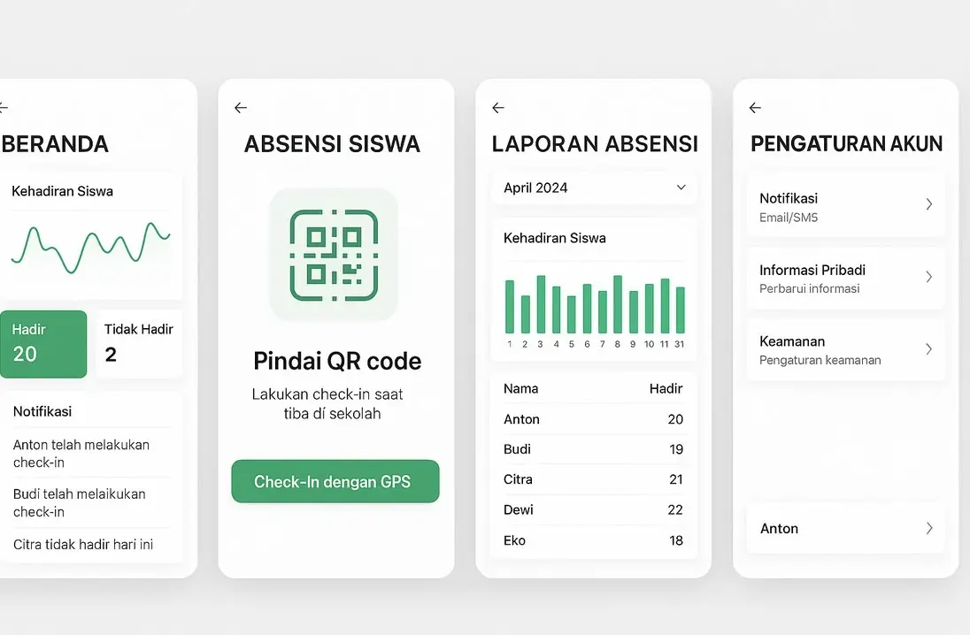 Aplikasi absensi lokasi untuk siswa
