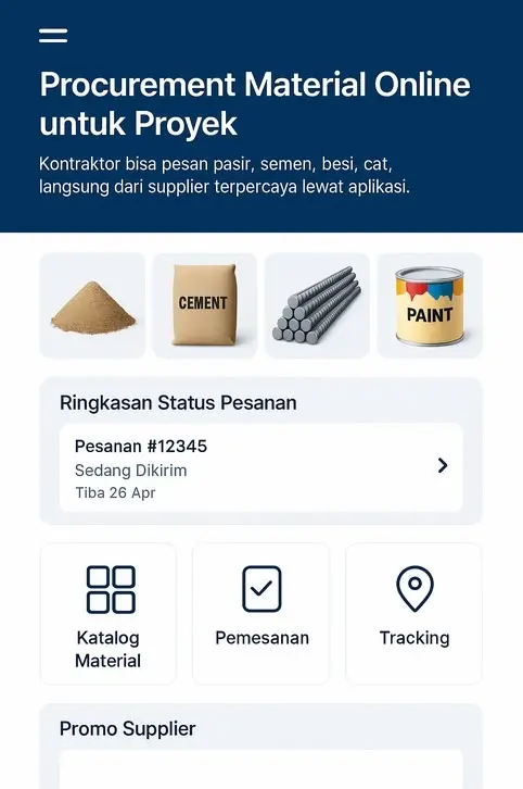 Aplikasi Procurement Material Online