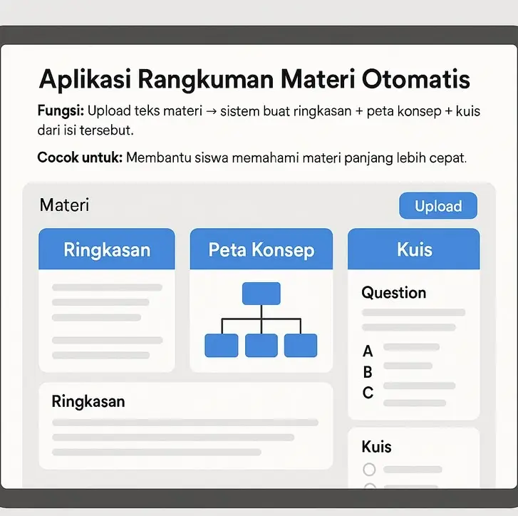 Aplikasi Rangkuman Otomatis!