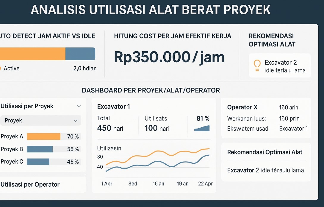 Analisis Utilisasi Alat Berat
