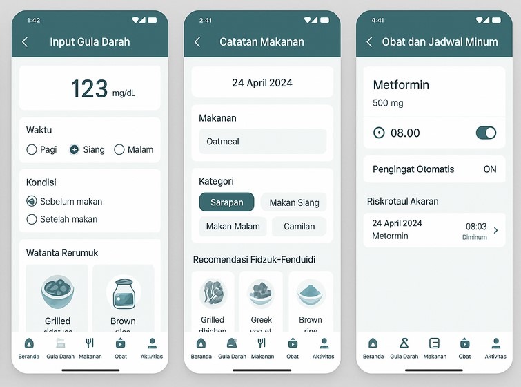 aplikasi monitoring diabetes harian