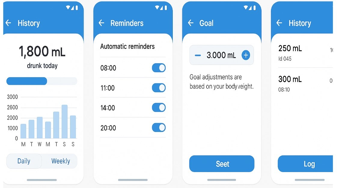 aplikasi pelacak konsumsi air harian