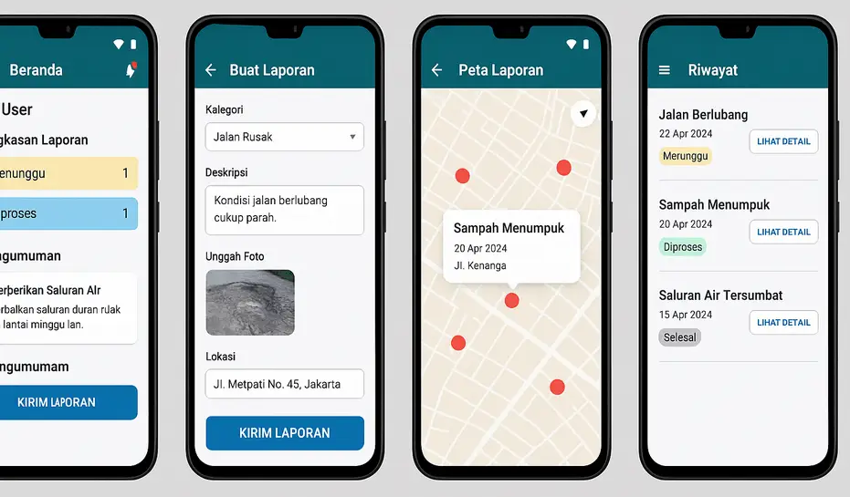 aplikasi pengaduan masyarakat Android