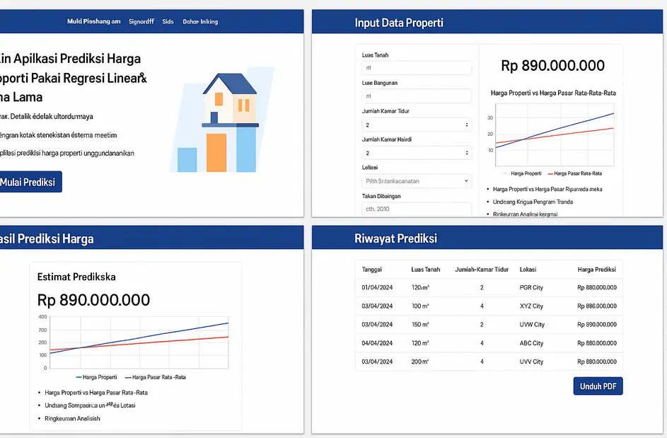 grafik prediksi harga properti
