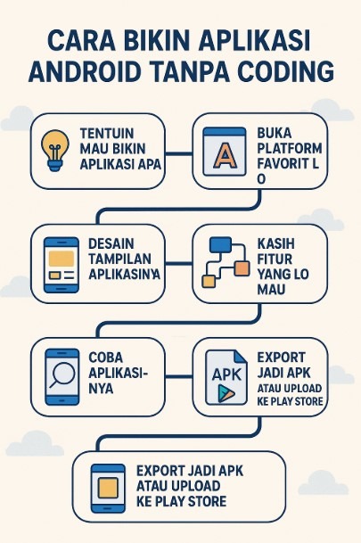 Cara bikin aplikasi Android tanpa coding