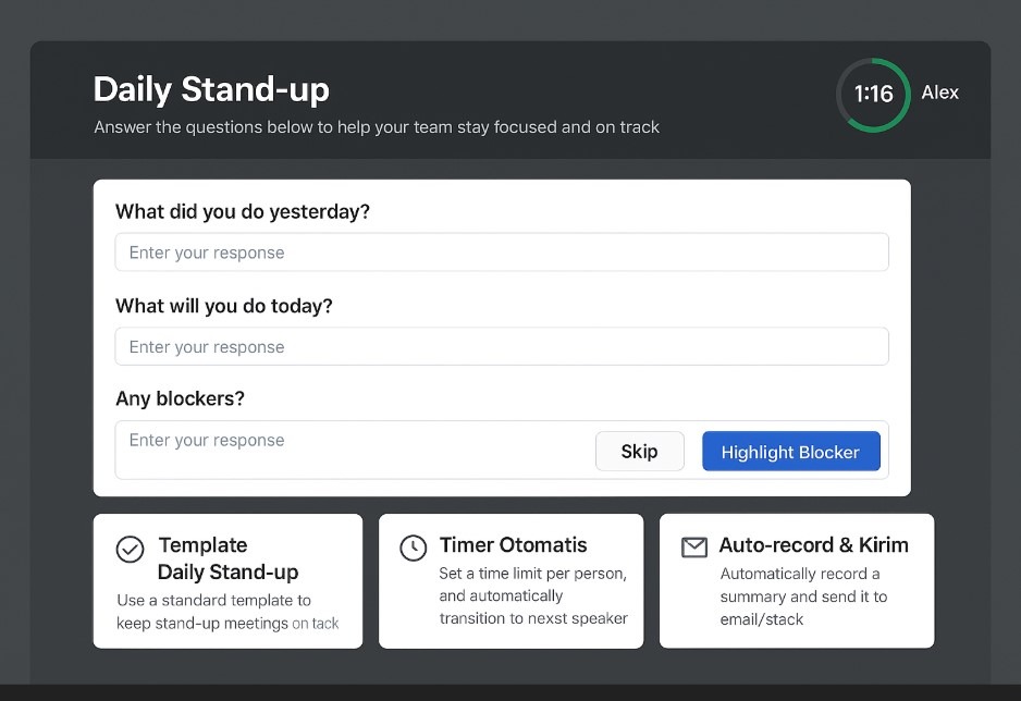 aplikasi daily stand-up agile