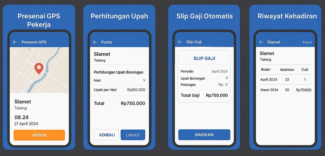 aplikasi gaji harian