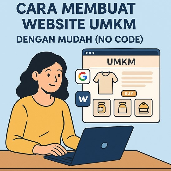 cara membuat website UMKM