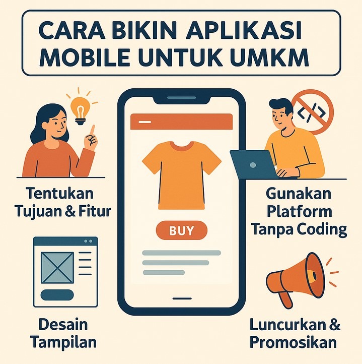 panduan aplikasi mobile UMKM
