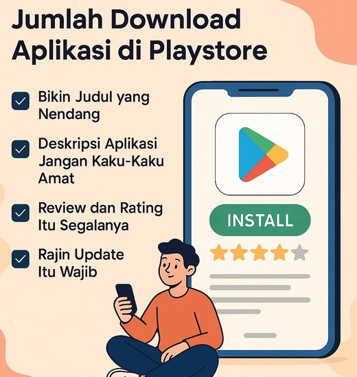 strategi meningkatkan download aplikasi Android