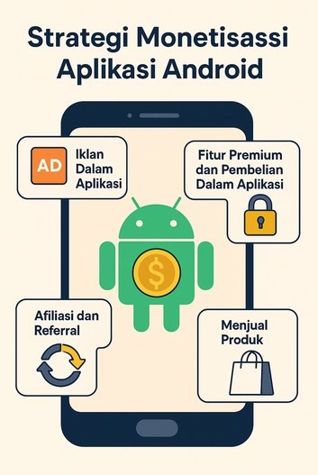 strategi monetisasi aplikasi Android