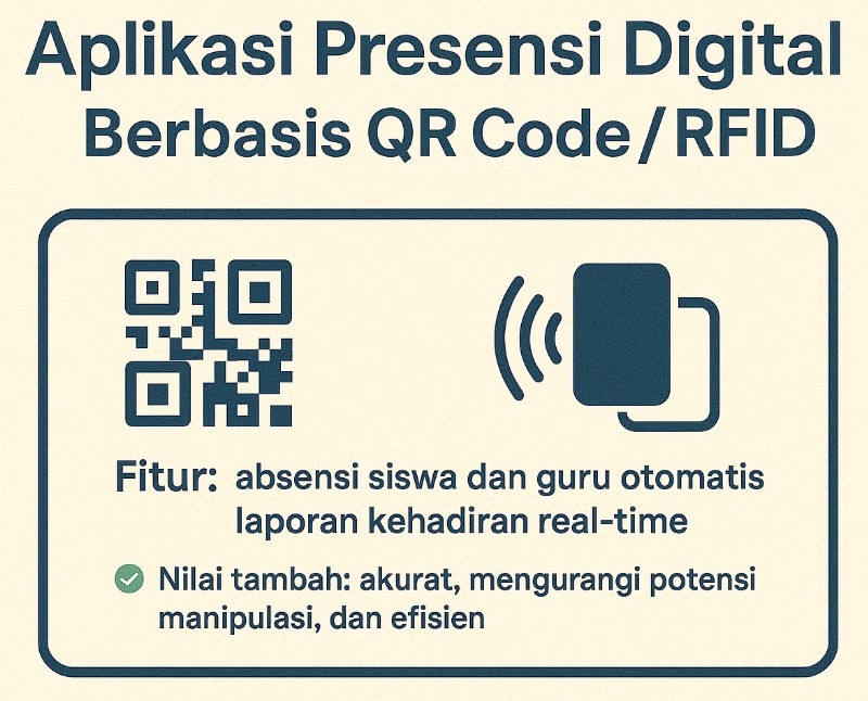Aplikasi Presensi Digital Berbasis QR Code / RFID