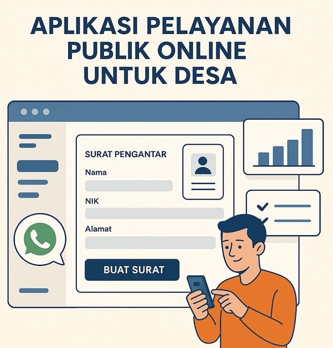 antarmuka aplikasi pelayanan publik online desa