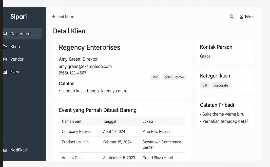 aplikasi CRM EO untuk kelola klien