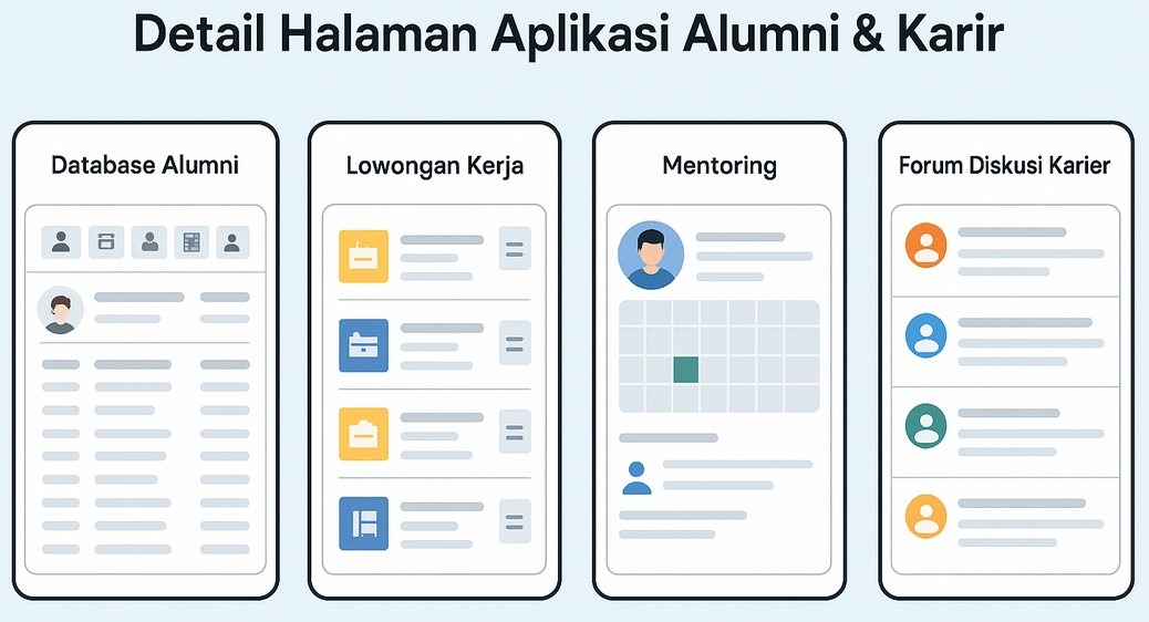 aplikasi alumni karir untuk sekolah
