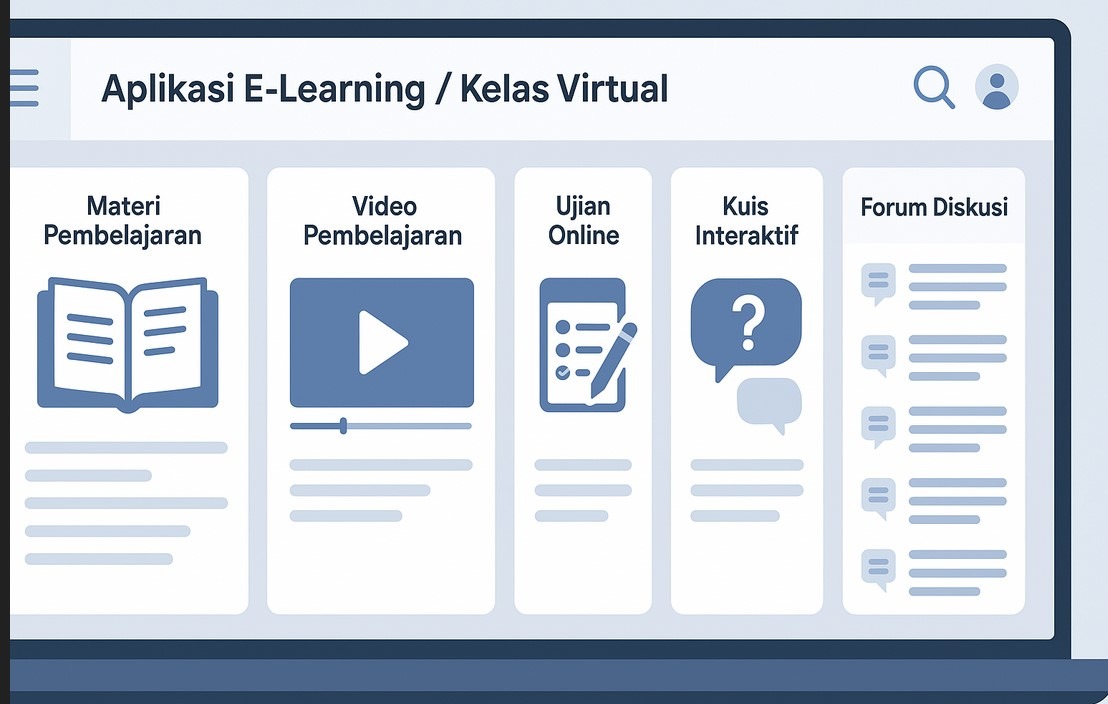 aplikasi e-learning kelas virtual