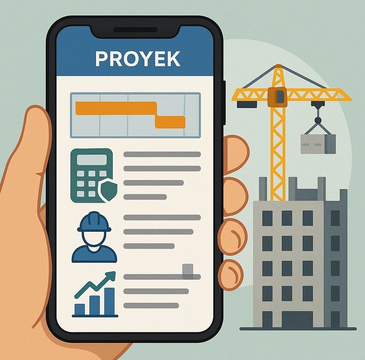 aplikasi kontraktor di hp proyek