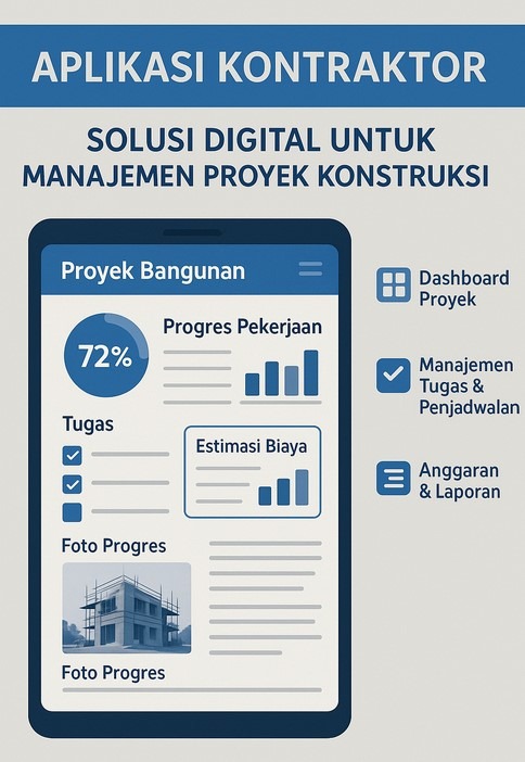 aplikasi kontraktor digital untuk proyek konstruksi