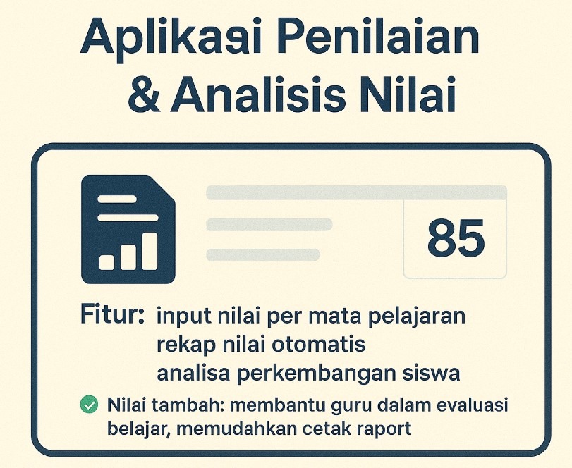 aplikasi penilaian nilai digital