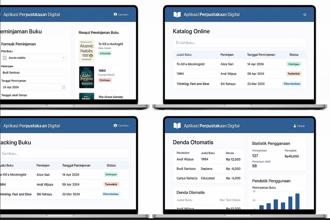 aplikasi perpustakaan digital sekolah