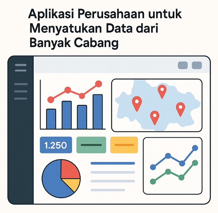 dashboard aplikasi penyatu data cabang