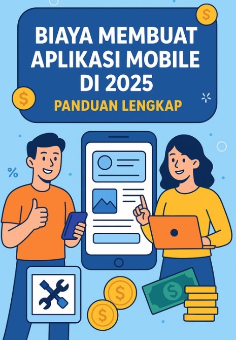 ilustrasi biaya membuat aplikasi mobile 2025