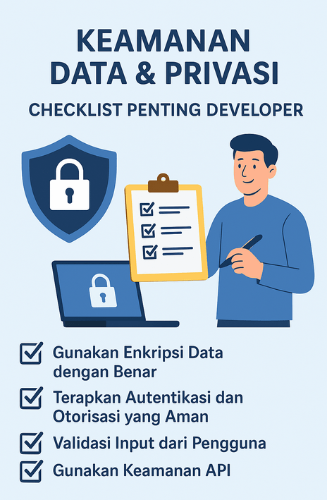 keamanan data dan privasi developer