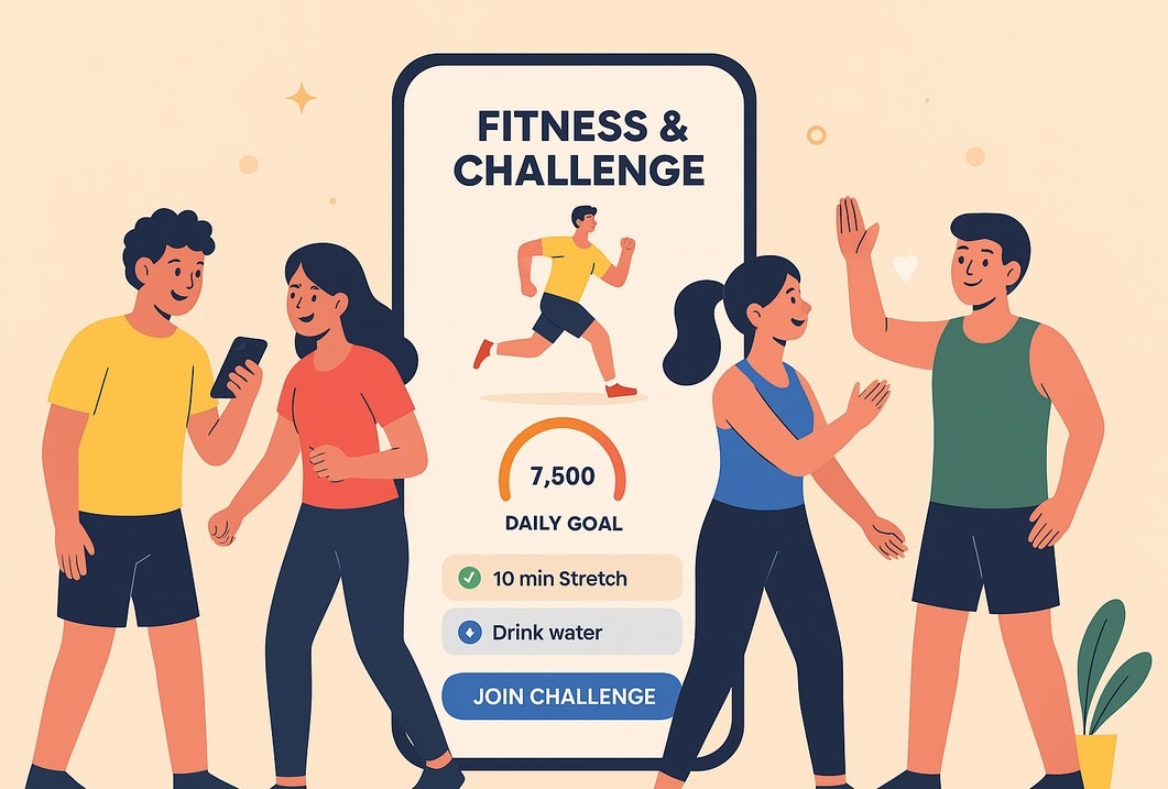 aplikasi fitness challenge bareng teman
