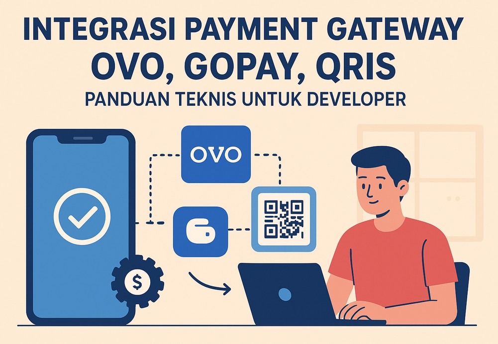 integrasi payment gateway ovo gopay qris