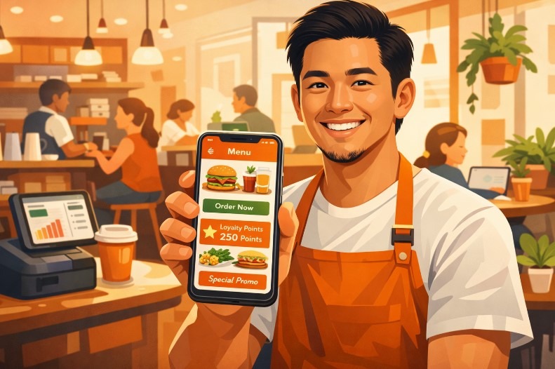 aplikasi F&B sendiri untuk bisnis kuliner