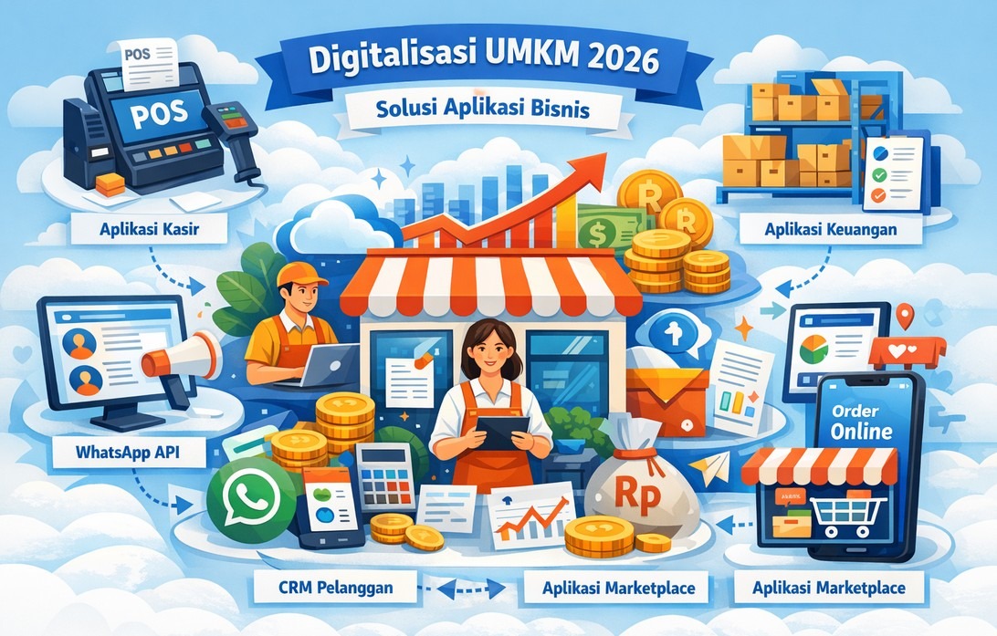 digitalisasi umkm dengan aplikasi bisnis